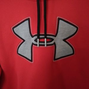 Under Armour Men's Pullover Sweatshirt Hoodie Red
